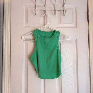 Missguided+ Green TARGET Cut Out Muscle Tee